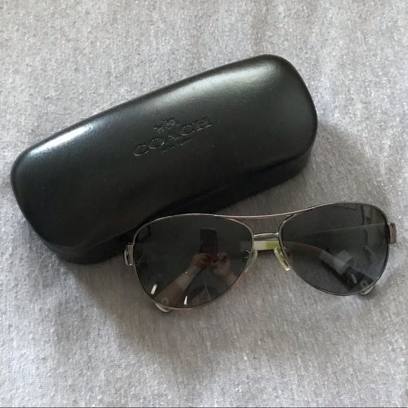Coach Black Sunglasses - Picture 1 of 4